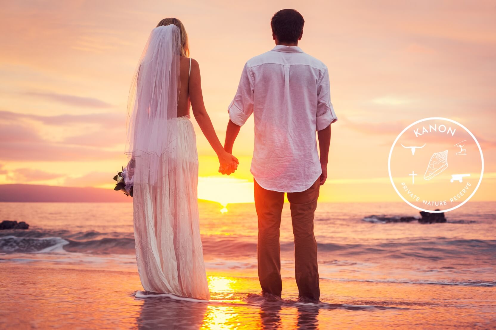 wedding venue on the beach - western cape - kanon private nature