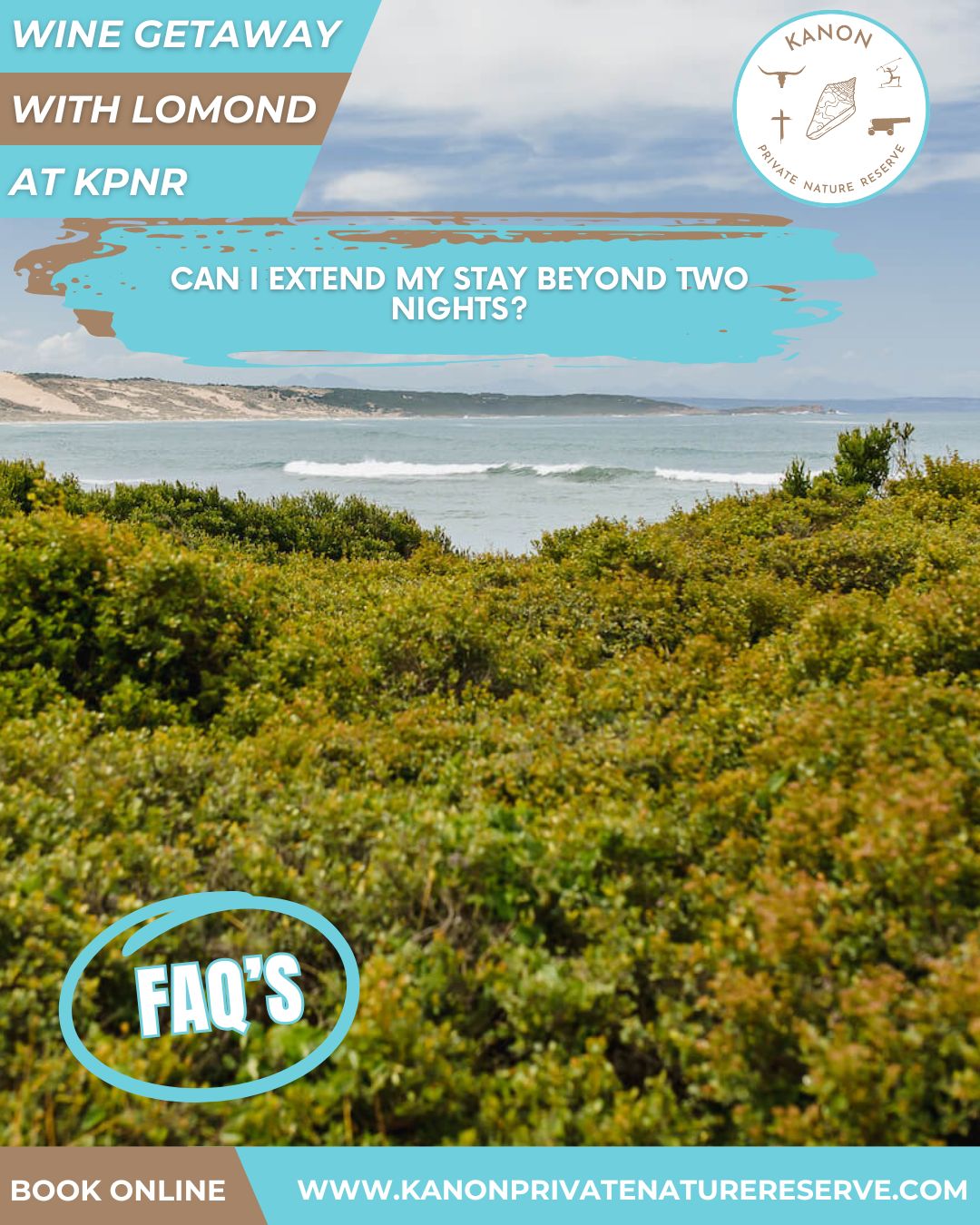 Can I extend my stay beyond two nights - Wine getaway at Kanon - KPNR x Lomond - Kanon Private Nature Reserve