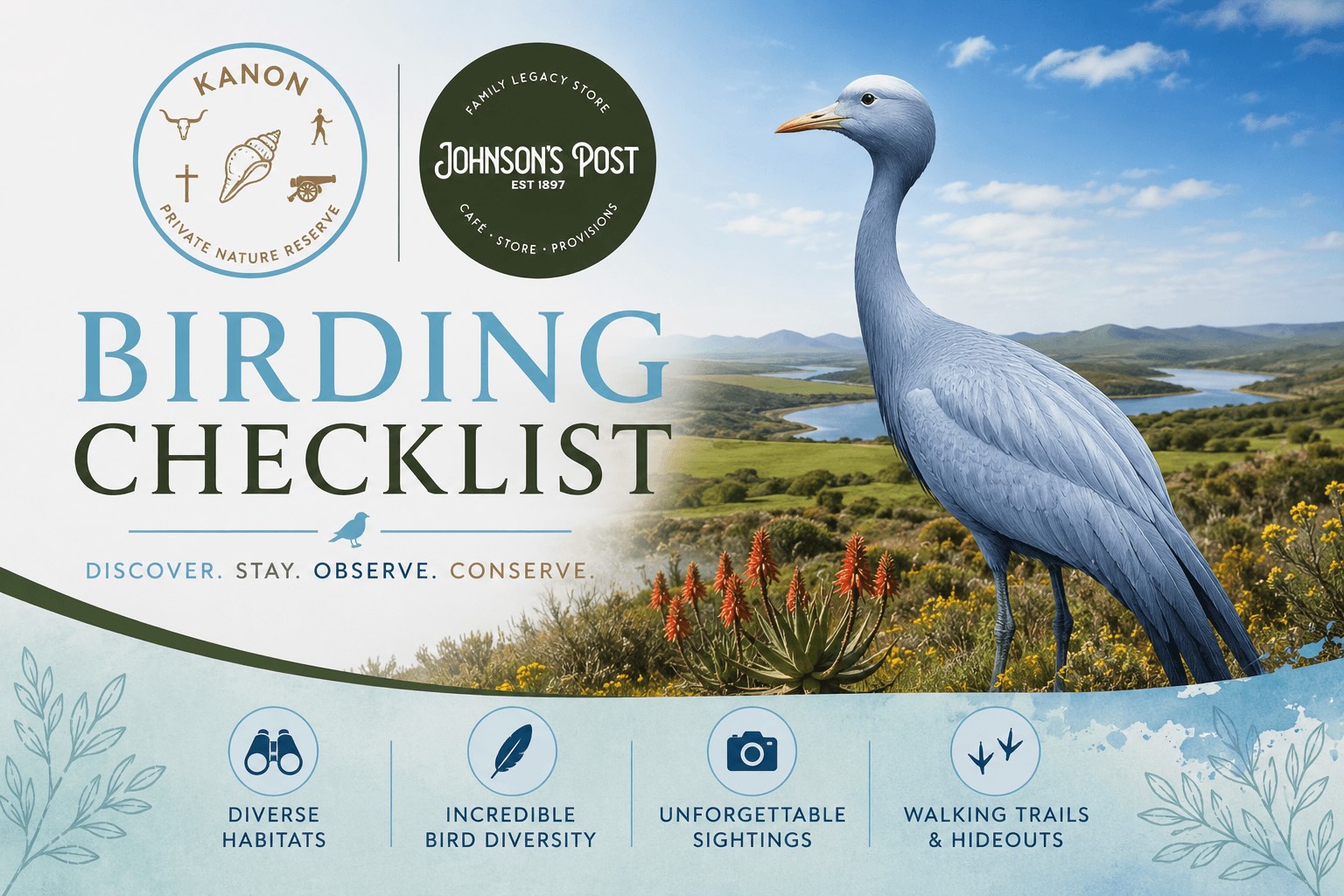 Birding at Kanon Private Nature Reserve & Johnsons Post